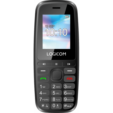 Téléphone Portable Logicom P-199E Noir Et Rouge - WIKI High Tech Provider