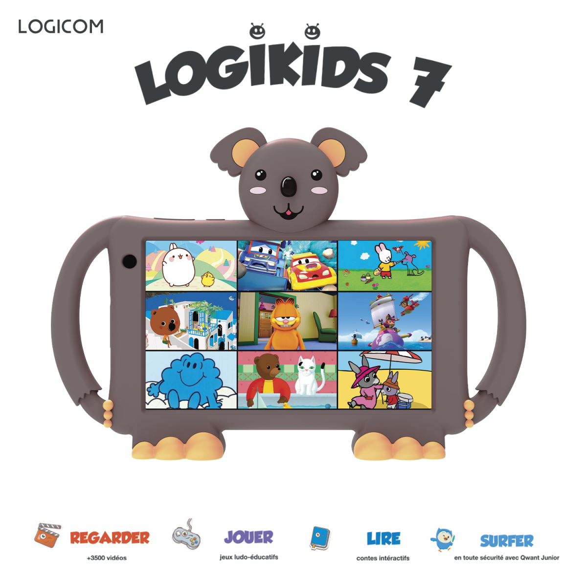 Tablette enfant 7 16go Logikids5 LOGICOM - Jeu, jouet, livre enfant